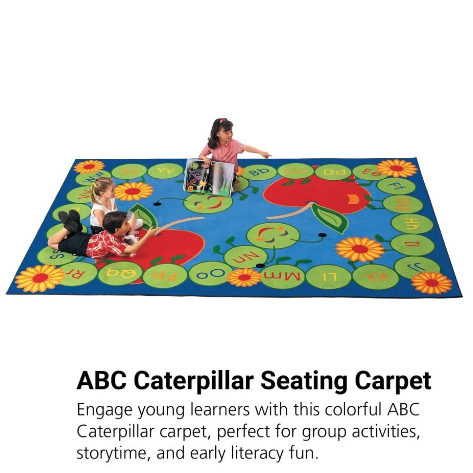 ABC Caterpillar 5'10" x 8'4" Rectangle Premium Carpet