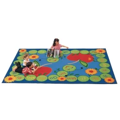 ABC Caterpillar 4'5" x 5'10" Rectangle Premium Carpet