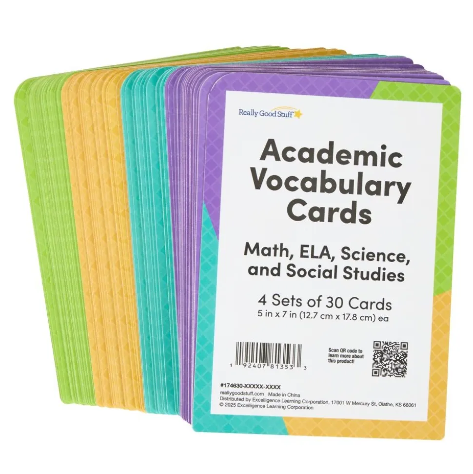 Academic Vocabulary Cards - Set of 120