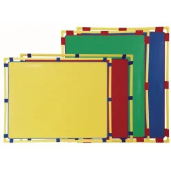 Activity Center PlayPanels® - Rectangle, 31" x 48" - Red with Yellow Piping