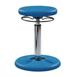 Adjustable Wobble Stool, 14"-19"H - Blue