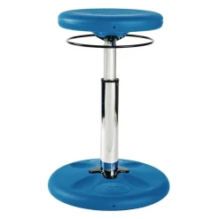 Adjustable Wobble Stool, 14"-19"H - Blue