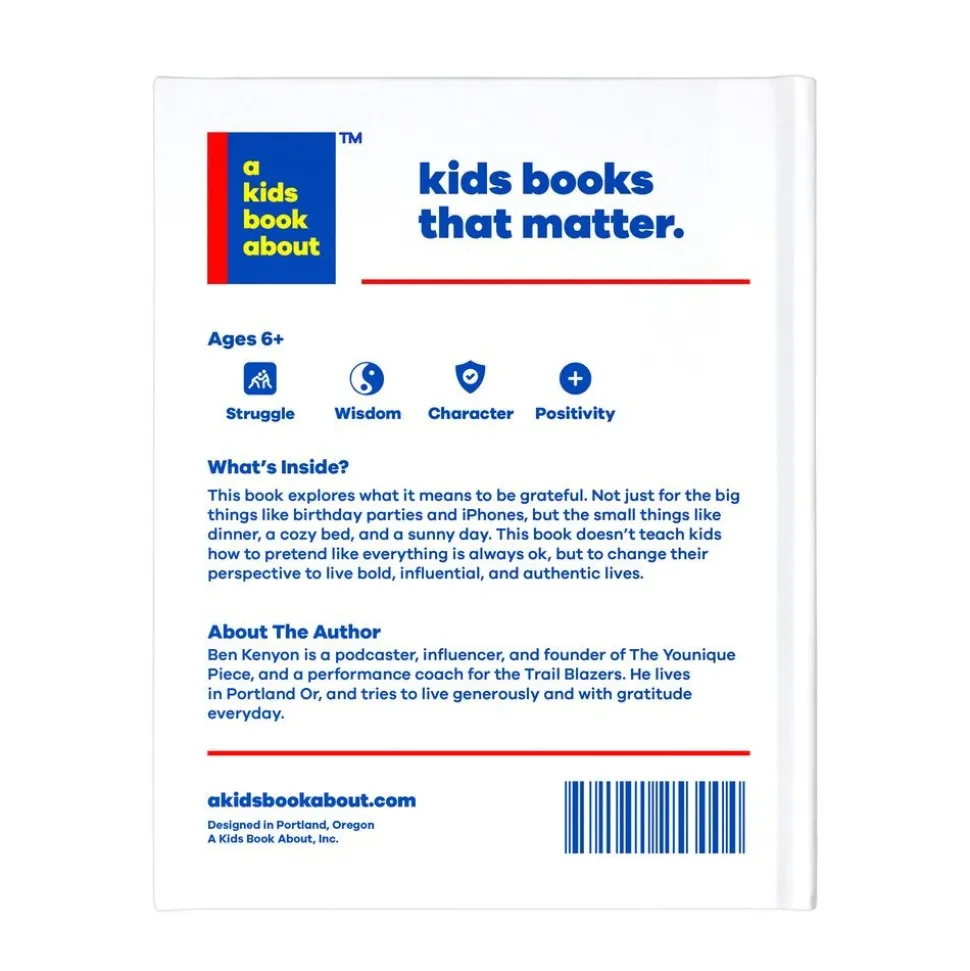 A Kids Book About™ Gratitude