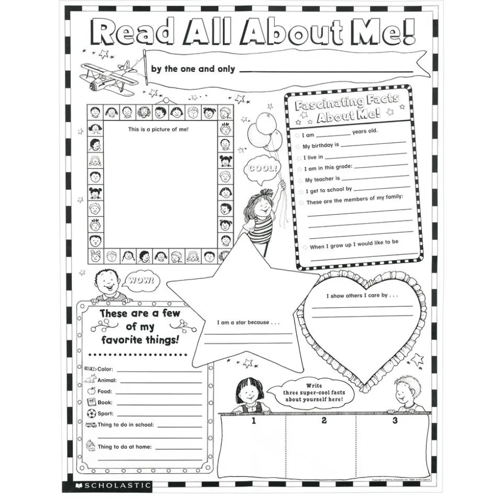 All About Me Posters - Set of 30