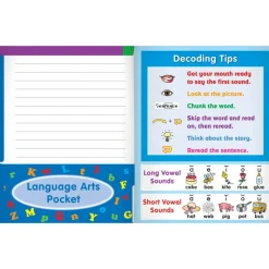 All-In-One Subjects 4-Pocket Folders - Set of 12