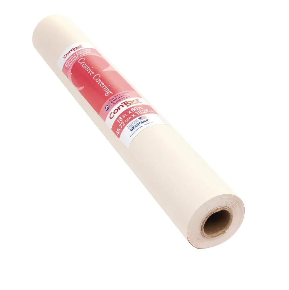 Almond Con-Tact® Repositionable Cover 18"W x 50'L