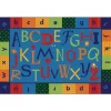 Alphabet Around Literacy 4' x 6' Rectangle KIDSoft Premium Carpet