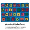 Alphabet Blocks 3' x 4'6" Rectangle Kids Value Carpet