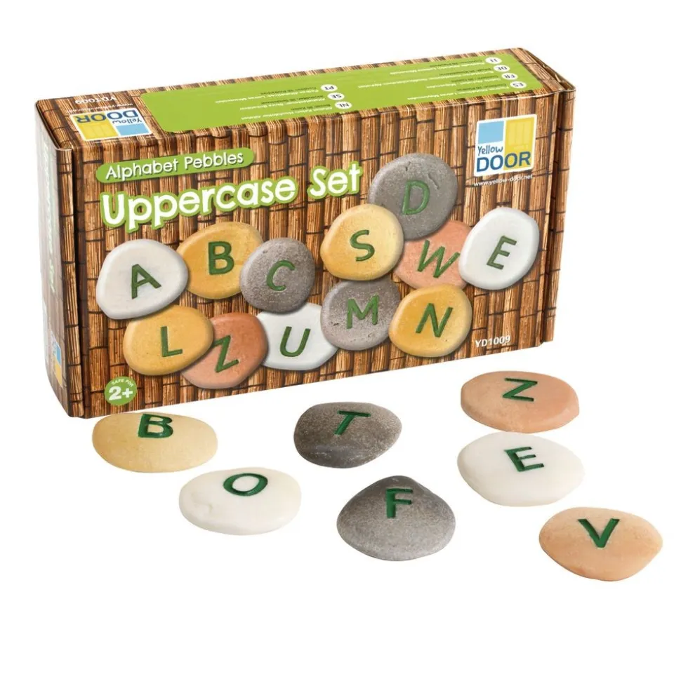 Alphabet Letter Pebbles - Uppercase, Set of 26