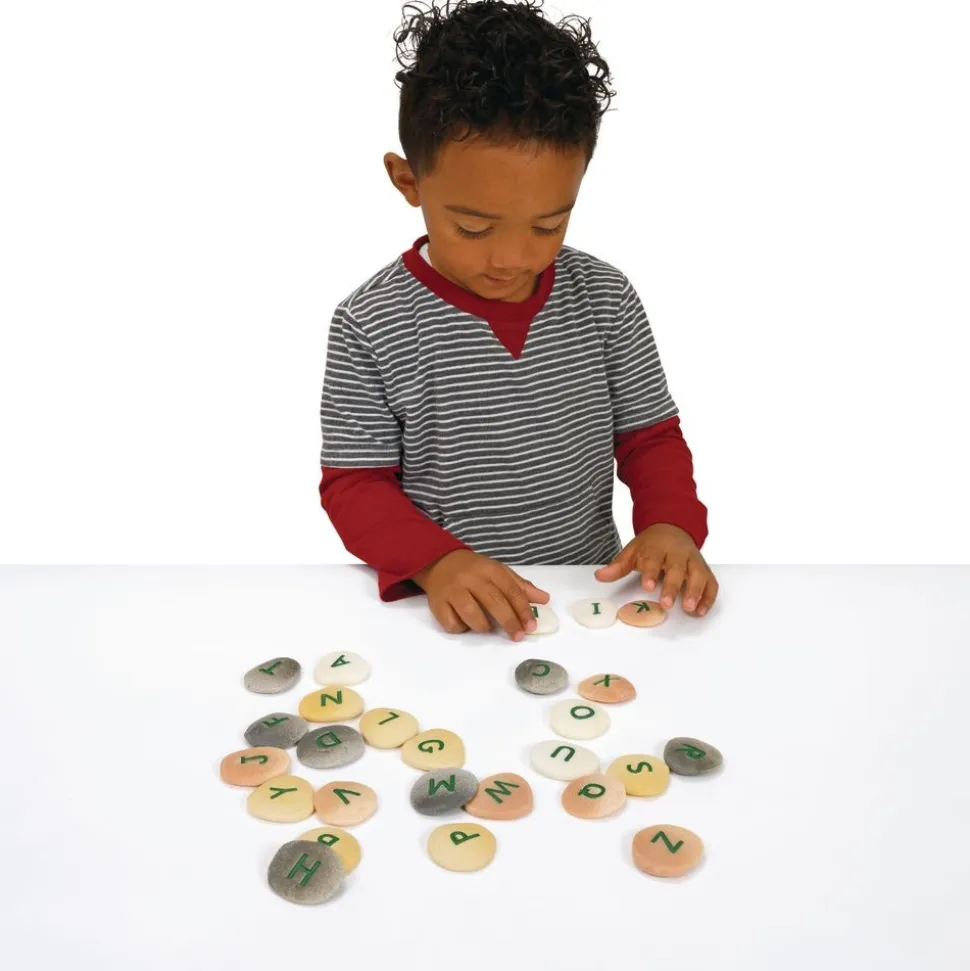 Alphabet Letter Pebbles - Uppercase, Set of 26