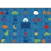 Alphabet Seating 6' x 9' Rectangle Kids Value PLUS Carpet