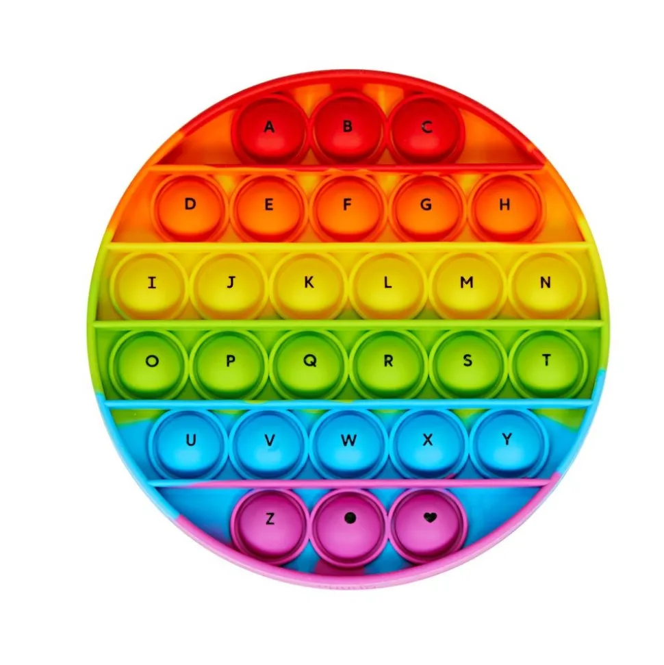Alphabet Sensory Bubble Poppers - Set of 6