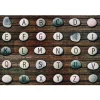 Alphabet Stones Seating 6' x 9' Rectangle Pixel Perfect Carpet