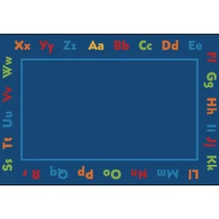Alphabet 6' x 9' Rectangle Kids Value PLUS Carpet