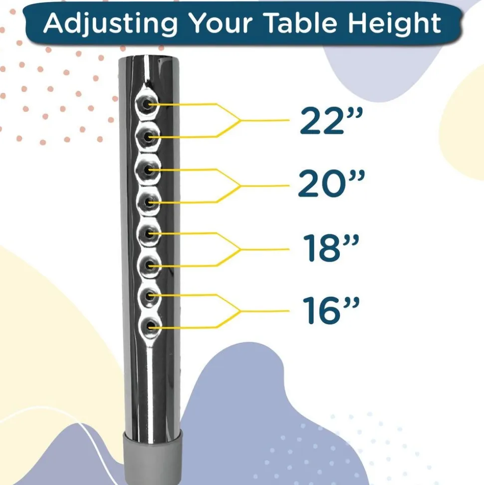 Angeles® As We Grow™ Oak Black Rectangular Adjustable Table - 24" x 48"