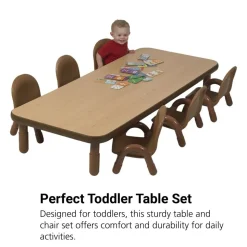 Angeles® BaseLine® Rectangular Toddler Table & Chair Set - 72