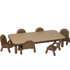 Angeles® BaseLine® Rectangular Toddler Table & Chair Set - 60