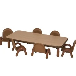 Angeles® BaseLine® Rectangular Toddler Table & Chair Set - 60