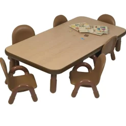Angeles® BaseLine® Rectangular Toddler Table & Chair Set - 60
