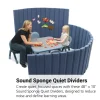 Angeles® BaseLine® Sound Sponge® Quiet Dividers® 48"H x 10'L - Slate Blue