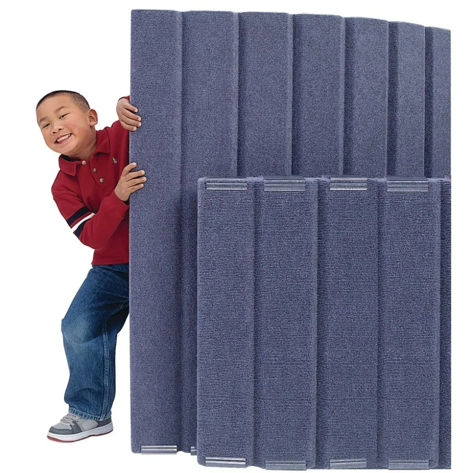 Angeles® BaseLine® Sound Sponge® Quiet Dividers® 48"H x 10'L - Slate Blue