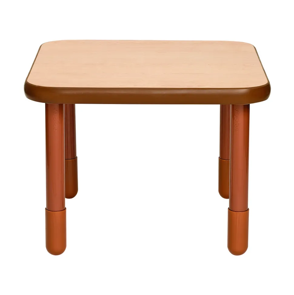 Angeles® BaseLine® 30" Square Table, 22"H - Natural Cocoa