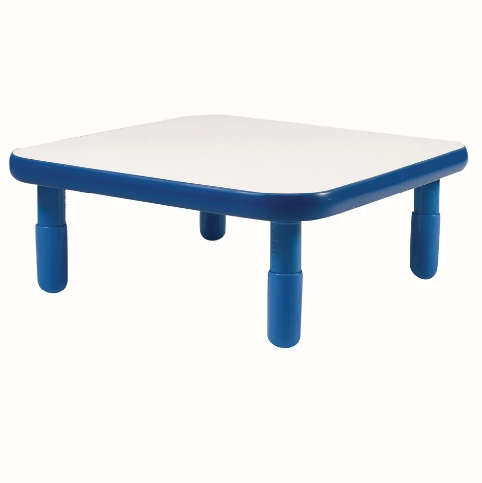 Angeles® BaseLine® 30" Square Table, 14"H - Blue