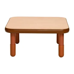 Angeles® BaseLine® 30" Square Table, 14"H - Natural Cocoa