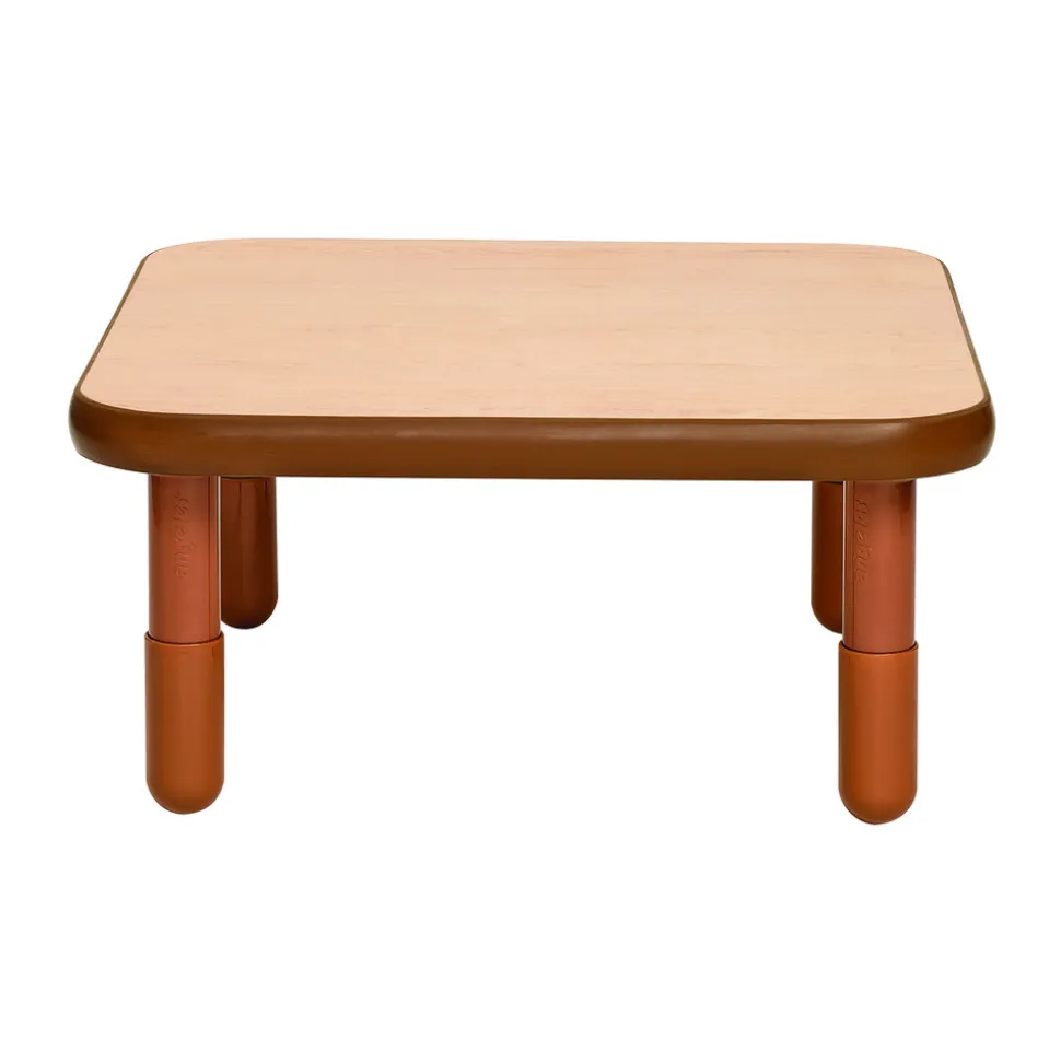 Angeles® BaseLine® 30" Square Table, 14"H - Natural Cocoa
