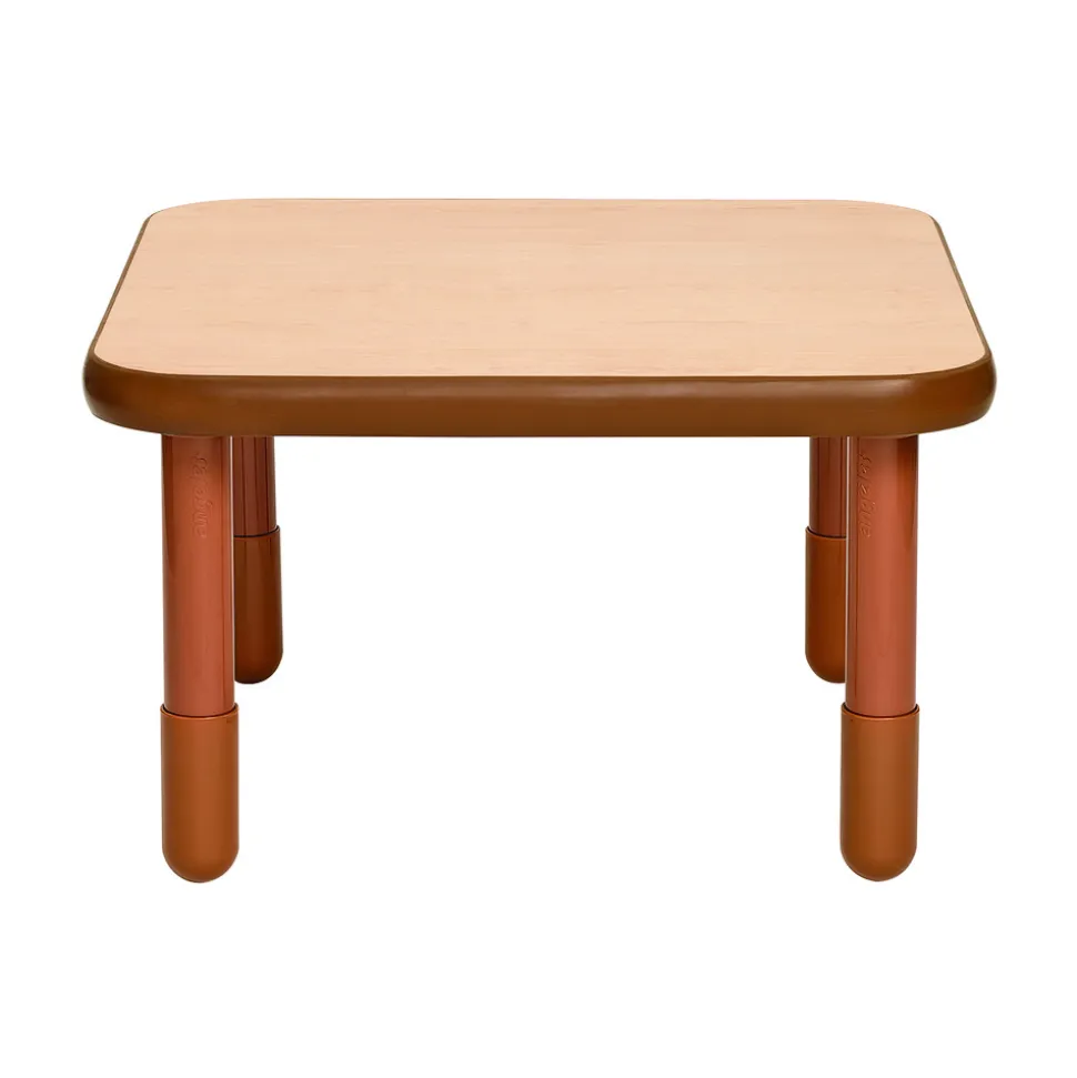 Angeles® BaseLine® 30" Square Table, 18"H - Natural Cocoa