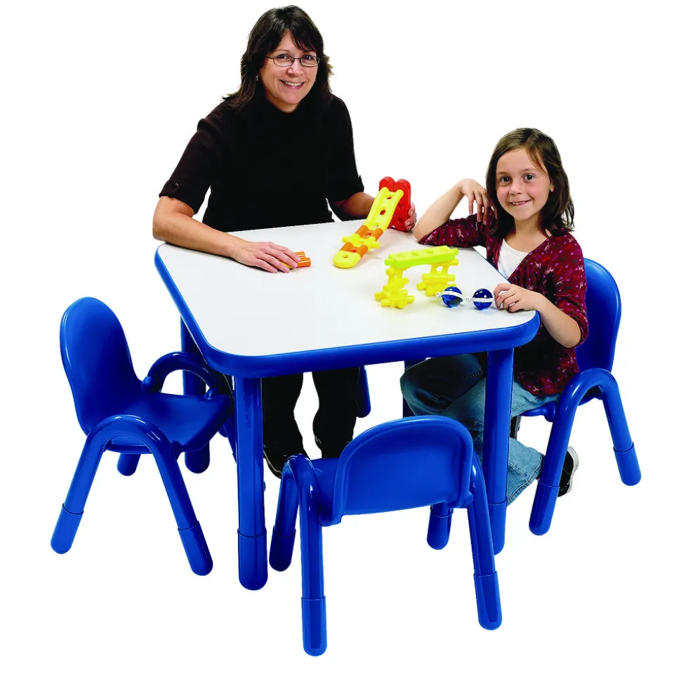 Angeles® BaseLine® 30" Square Table, 20"H - Blue