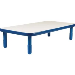 Angeles® BaseLine® 30" x 60" Rectangle Table, 12"H - Blue