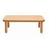 Angeles® BaseLine® 30" x 48" Rectangle Table, 16"H - Natural Cocoa