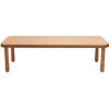Angeles® BaseLine® 30" x 72" Rectangle Table, 20"H - Natural Cocoa