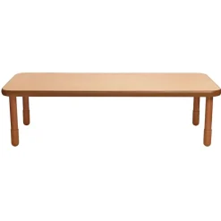 Angeles® BaseLine® 30" x 72" Rectangle Table, 20"H - Natural Cocoa