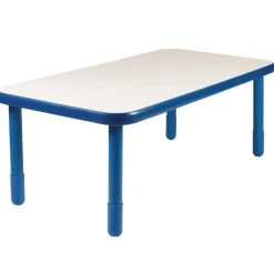 Angeles® BaseLine® 30" x 72" Rectangle Table, 22"H - Blue