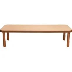 Angeles® BaseLine® 30" x 72" Rectangle Table, 18"H - Natural Cocoa
