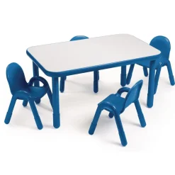 Angeles® BaseLine® 30" x 48" Rectangle Table, 20"H - Royal Blue