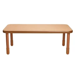 Angeles® BaseLine® 30" x 60" Rectangle Table, 22"H - Natural Cocoa