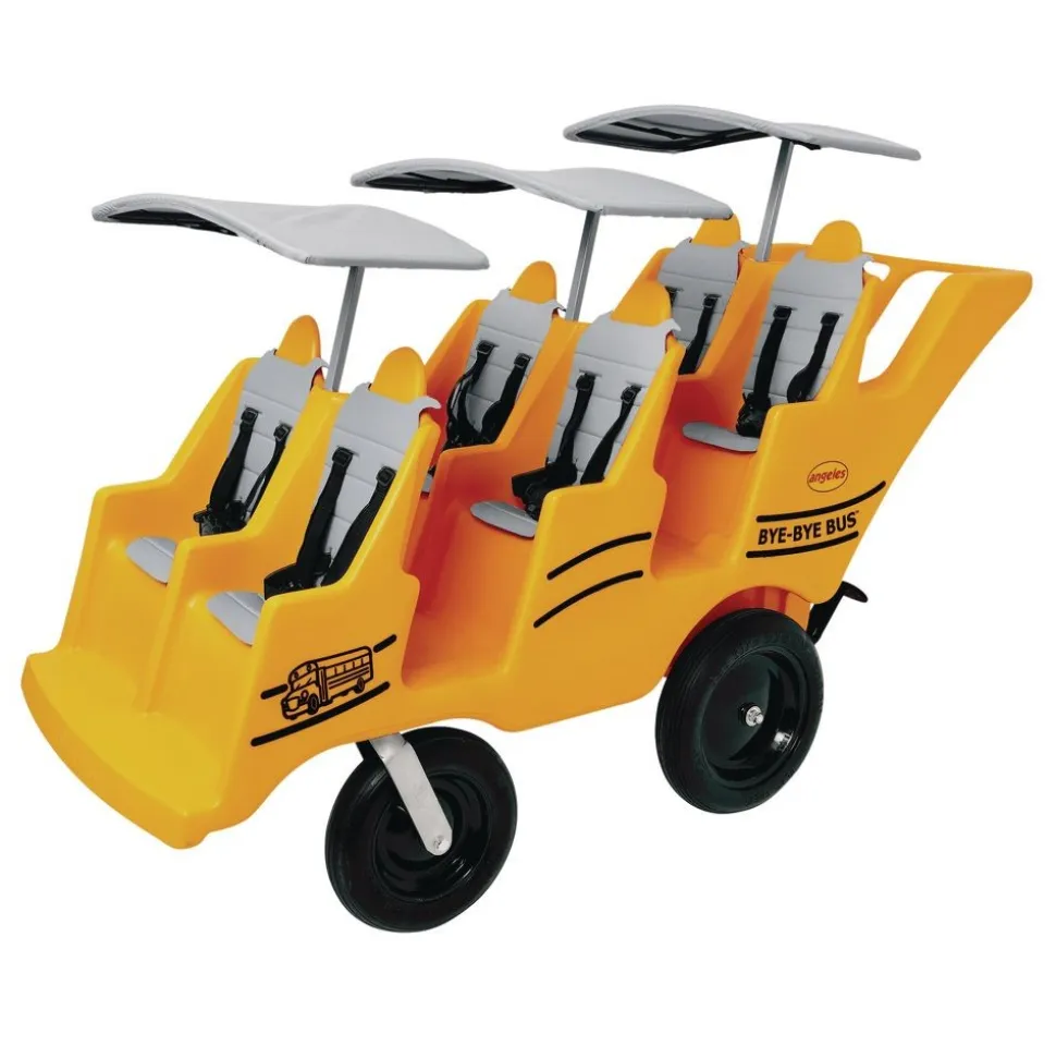 Angeles® Bye-Bye Bus® 6 Passenger Stroller
