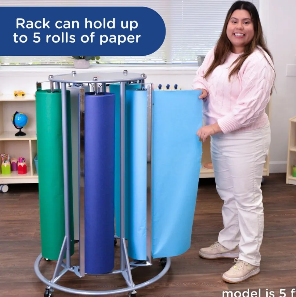 Angeles® 5-Roll, 36" Paper Rack