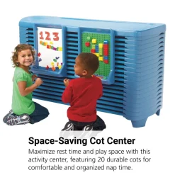 Angeles® SpaceLine® Activity Center - 20 Cots Ocean Blue