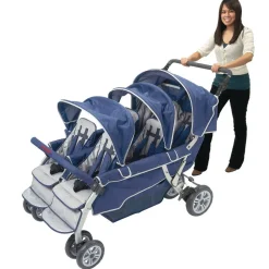 Angeles® SureStop™ Folding Commercial Bye-Bye® Stroller - 6 Seat