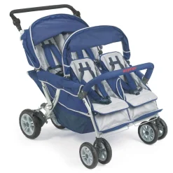 Angeles® SureStop™ Folding Commercial Bye-Bye® Stroller - 4 Passenger