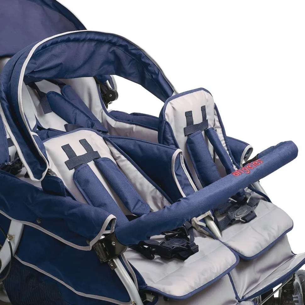 Angeles® SureStop™ Folding Commercial Bye-Bye® Stroller - 4 Passenger