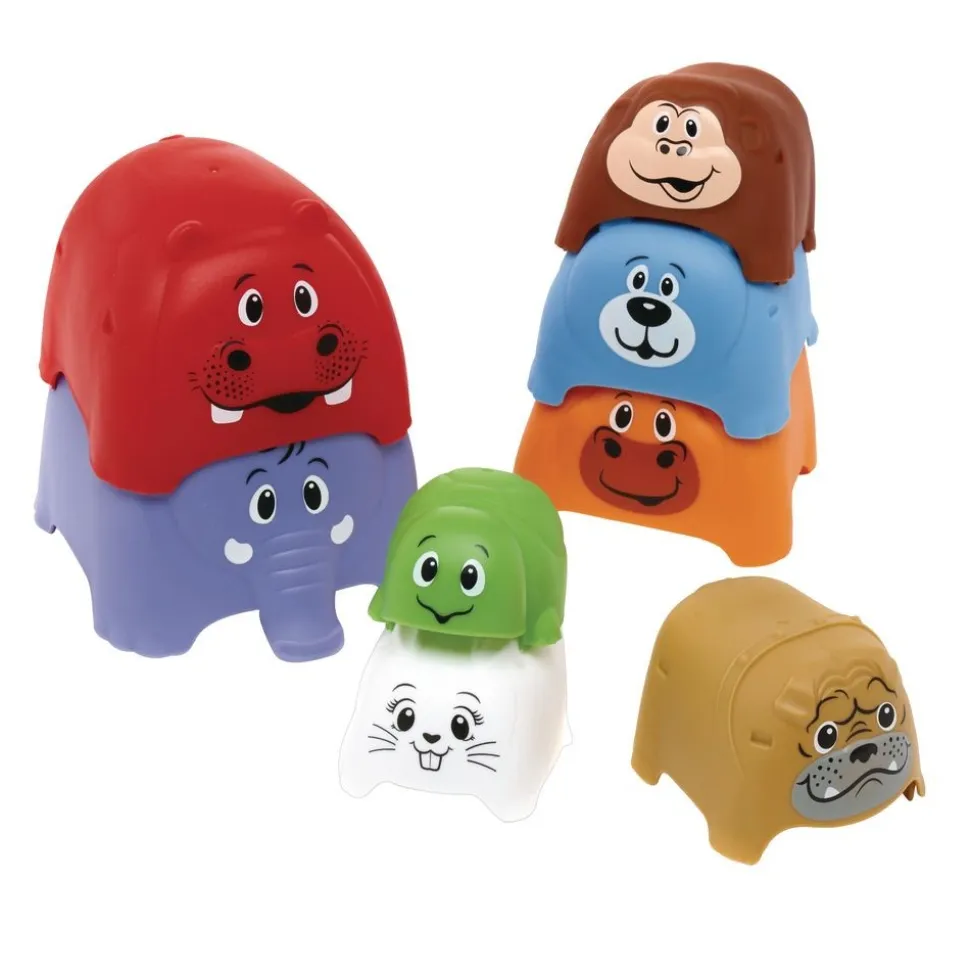 Animal Party Stacker Toy - Set of 8