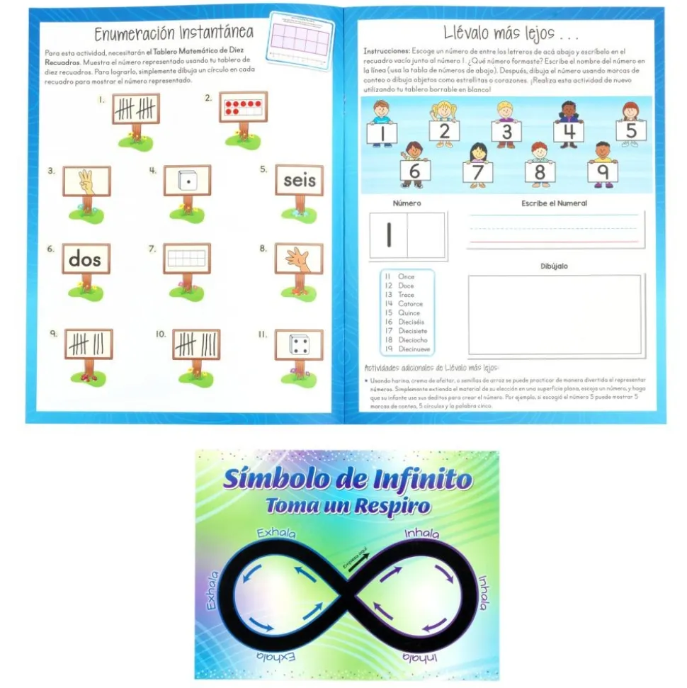 Aprendizaje Exitoso: Jardín de infancia - Lectura y Matemáticas (Spanish Learning Success: Grade K - Reading, Math, & SEL)
