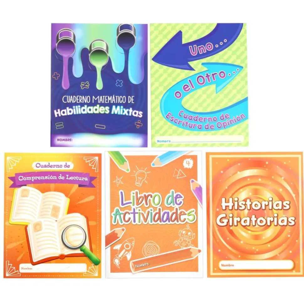 Aprendizaje Exitoso: Quarto Grado - Lectura y Matemáticas (Spanish Learning Success: Grade 4 - Reading, Math, & SEL)