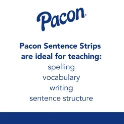 Assorted Colors Double-Sided Sentence Strips - 100 Strips