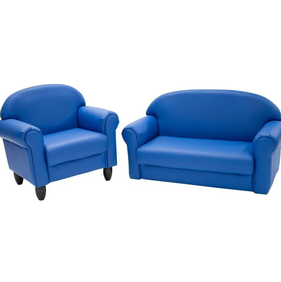 As We Grow™ Chair and Sofa Set - Blue